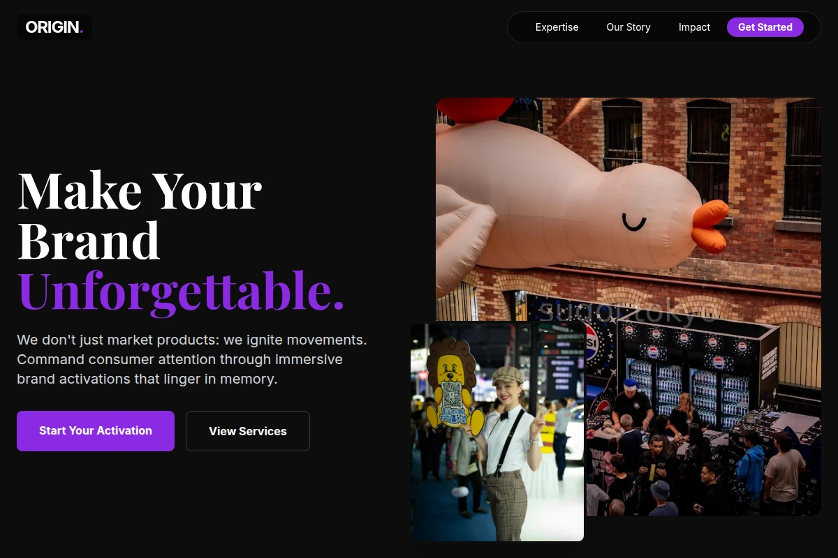 Origin Brand Activation